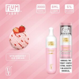 Buy Flum Float Strawberry Ice Cream, Flum Float, Strawberry Ice Cream, Disposable Vape, Strawberry Flavor, Ice Cream Flavor, Creamy Vape, Sweet Vape
