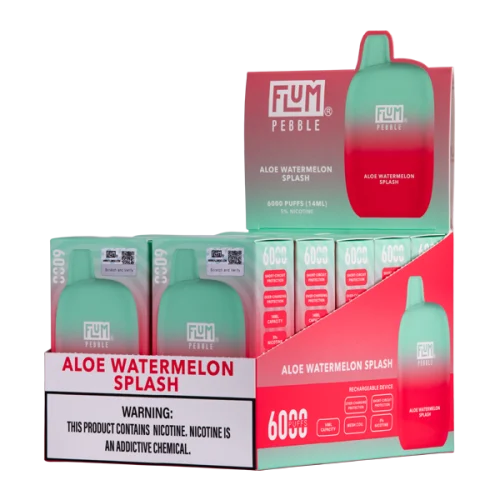 Aloe Watermelon Splash FLUM Pebble - Image 3